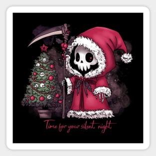 Christmas Grim Reaper Magnet